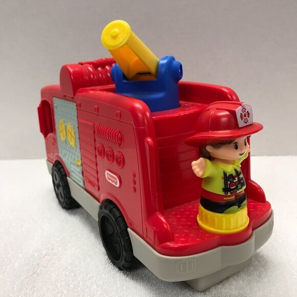 Fisher Price Little People Toddler Helping‎ Others Fire Truck w/ 2 fire fighters - Picture 3 of 5